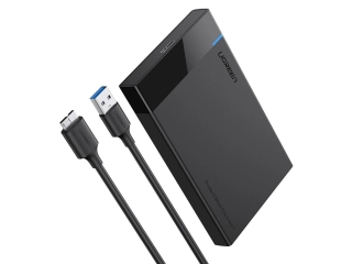 UGREEN USB 3.0 SSD Gehäuse 2.5" HDD mit MicroUSB 3.0 Kabel - schwarz