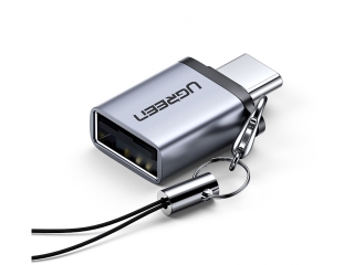 UGREEN USB auf USB Type C Adapter Konverter mit OTG spacegrau