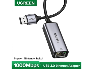 UGREEN USB 3.0 auf Gigabit Ethernet Adapter für Notebooks, PC, Macs