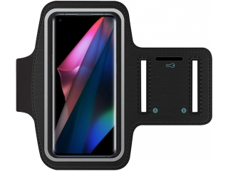 Oppo Find X3 Pro Fitness Jogging Sport Armband mit Schlüsselfach