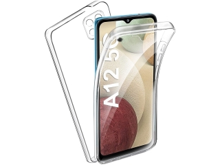 Samsung Galaxy A12 Touch Case 360 Grad Rundumschutz transparent
