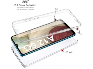 Samsung Galaxy A12 Touch Case 360 Grad Rundumschutz transparent