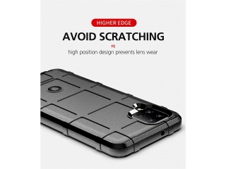 Samsung Galaxy A12 Rugged Shield Anti-Shock Case schwarz