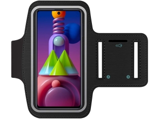 Samsung Galaxy M51 Fitness Jogging Sport Armband mit Schlüsselfach