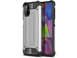 AdventureCase Samsung Galaxy M51 Outdoor Sport Business Hülle silber