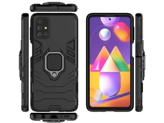 Samsung Galaxy M51 RingCase Anti-Shock Hülle schwarz