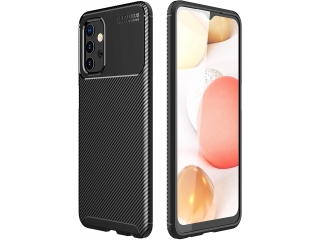 Samsung Galaxy A32 5G Carbon Design Hülle TPU Case flexibel schwarz