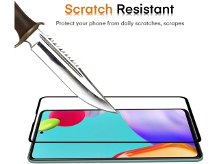 Samsung Galaxy A52 100% Vollbild Panzerglas Schutzfolie 2.5D 9H