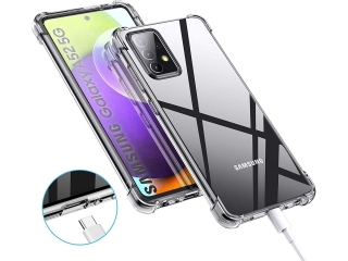Samsung Galaxy A52 Hülle Crystal Clear Case Bumper transparent - A52 5G