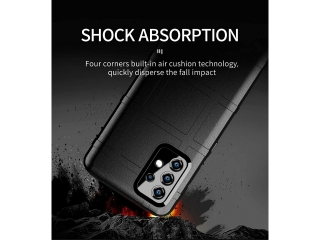 Samsung Galaxy A52 Rugged Shield Anti-Shock Case schwarz