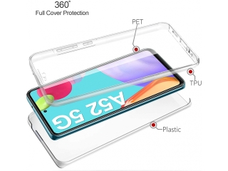 Samsung Galaxy A52 Touch Case 360 Grad Rundumschutz transparent