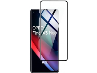 Oppo Find X3 Neo 100% Vollbild Panzerglas Schutzfolie 2.5D 9H