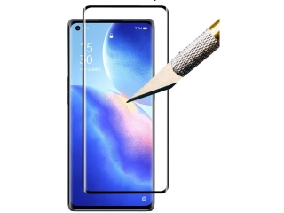 Oppo Find X3 Neo 100% Vollbild Panzerglas Schutzfolie 2.5D 9H