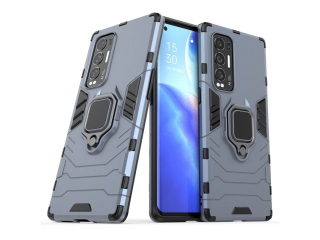 Oppo Find X3 Neo RingCase Anti-Shock Hülle blau