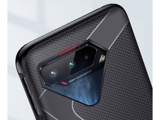 Asus ROG Phone 5 Stealth Gummi Hülle TPU Case Cover flexibel schwarz