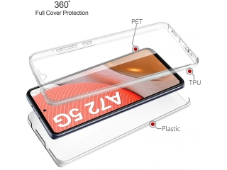 Samsung Galaxy A72 Touch Case 360 Grad Rundumschutz transparent