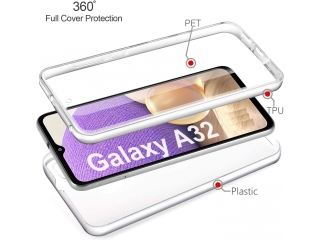 Samsung Galaxy A32 4G Touch Case 360 Grad Rundumschutz transparent