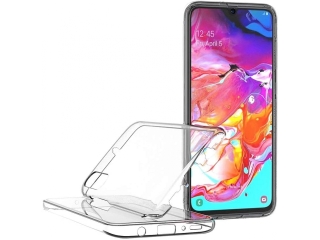 Samsung Galaxy A70 Touch Case 360 Grad Rundumschutz transparent