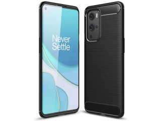 OnePlus 9 Carbon Gummi Hülle TPU Case schwarz