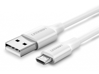 UGREEN Stabiles Micro USB Lade Kabel und USB Datenkabel 1 Meter weiss