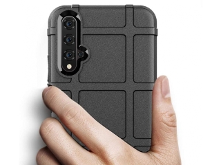 Huawei Nova 5T Rugged Shield Anti-Shock Case schwarz