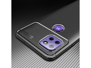 Motorola Moto G 5G Carbon Design Hülle TPU Case flexibel schwarz
