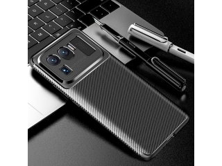 Xiaomi Mi 11 Ultra Carbon Design Hülle TPU Case flexibel schwarz