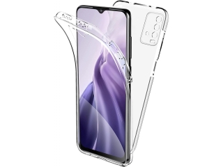 Xiaomi Redmi 9T Touch Case 360 Grad Rundumschutz transparent