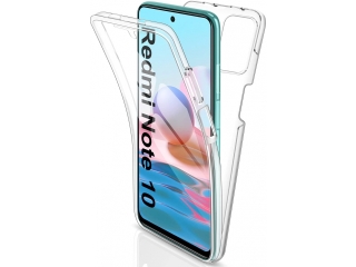 Xiaomi Redmi Note 10 4G Touch Case 360 Grad Rundumschutz transparent