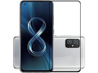 Asus Zenfone 8 100% Vollbild Panzerglas Schutzfolie 2.5D 9H