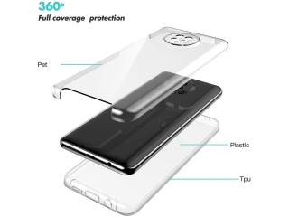 Xiaomi Redmi Note 9T Touch Case 360 Grad Rundumschutz transparent