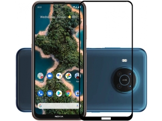 Nokia X10 100% Vollbild Panzerglas Schutzfolie 2.5D 9H