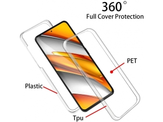 Xiaomi Poco F3 Touch Case 360 Grad Rundumschutz transparent