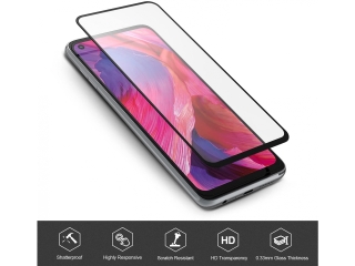 Oppo A54 5G 100% Vollbild Panzerglas Schutzfolie 2.5D 9H