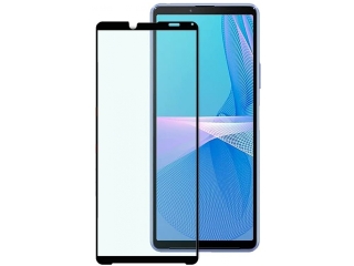 Sony Xperia 10 III 100% Vollbild Panzerglas Schutzfolie 2.5D 9H