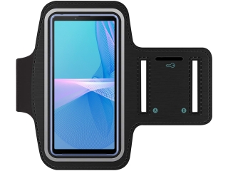 Sony Xperia 10 III Fitness Jogging Sport Armband mit Schlüsselfach