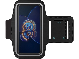 Asus Zenfone 8 Flip Fitness Jogging Sport Armband mit Schlüsselfach