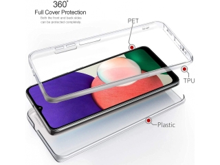 Samsung Galaxy A22 5G Touch Case 360 Grad Rundumschutz transparent