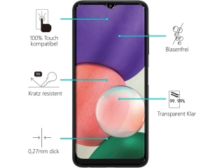 Samsung Galaxy A22 5G Folie Panzerglas Screen Protector