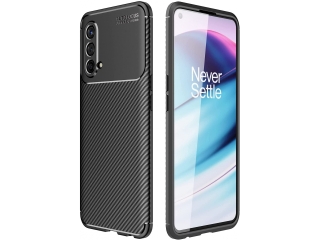 OnePlus Nord CE 5G Carbon Design Hülle TPU Case flexibel schwarz