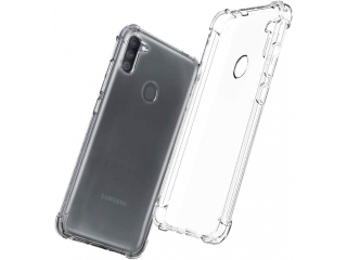 Samsung Galaxy M11 Hülle Crystal Clear Case Bumper transparent