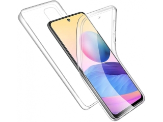 Xiaomi Redmi Note 10 5G Touch Case 360 Grad Rundumschutz transparent