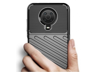 Nokia G20 SpaceCase Stripes Impact-Resistant Hülle blau