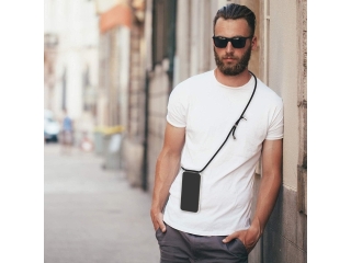 Samsung Galaxy S21 Ultra Handykette Necklace Hülle Gummi transparent