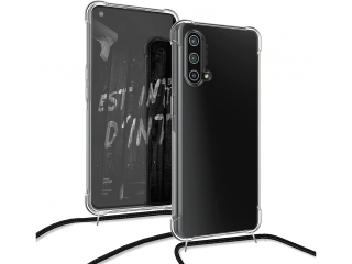OnePlus Nord CE 5G Handykette Necklace Hülle Gummi transparent