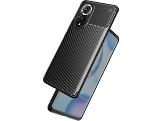 Honor 50 Pro Carbon Design Hülle TPU Case flexibel schwarz