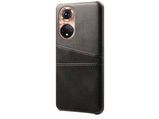 CardCaddy Honor 50 Leder Backcase mit Kartenfächern schwarz