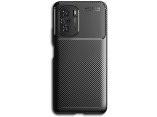 Xiaomi Mi 11i Carbon Design Hülle TPU Case flexibel schwarz