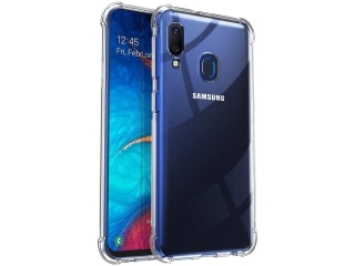 Samsung Galaxy A20e Hülle Crystal Clear Case Bumper transparent