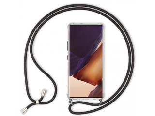 Samsung Galaxy Note20 Ultra Handykette Necklace Hülle Gummi transparent